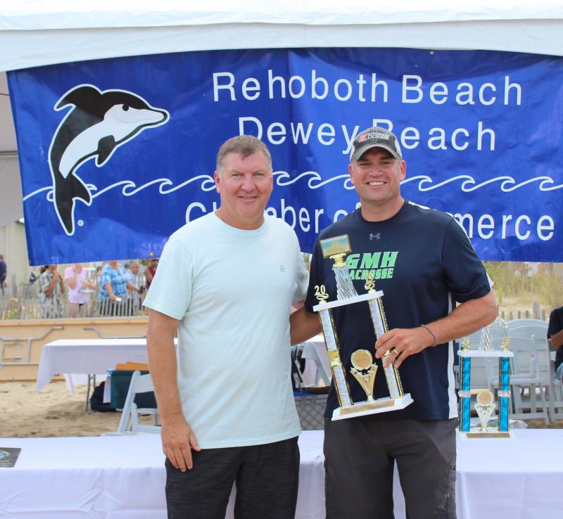 Pictured are (l-r) Steve Montgomery, RBDBCC chairman of the board, and Marc Schaffer. SUBMITTED PHOTO